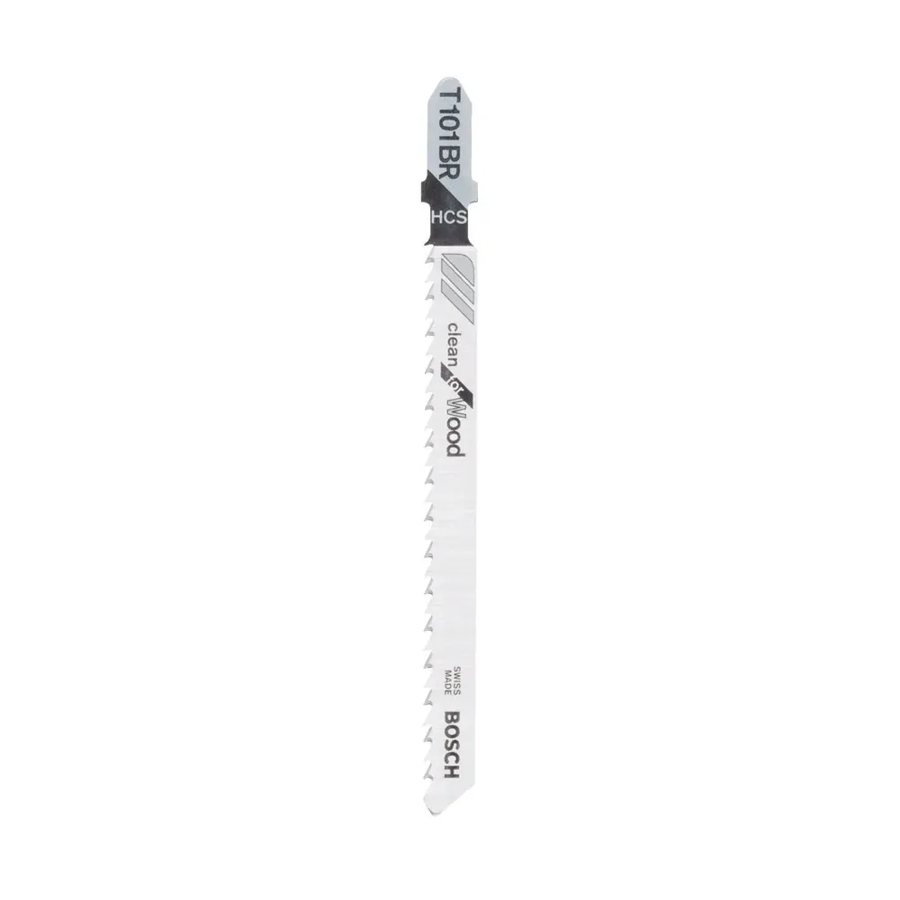 Panze fierastrau vertical, pentru lemn, Bosch Clean for Wood, T 101 BR, set 3 bucati