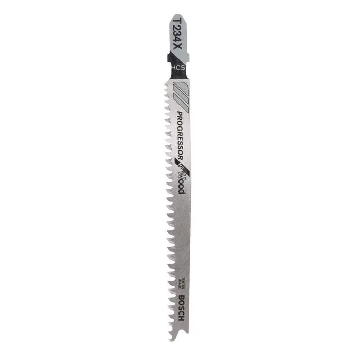 Panze fierastrau vertical, pentru lemn, Bosch Progressor for Wood, T 234 X, set 3 bucati