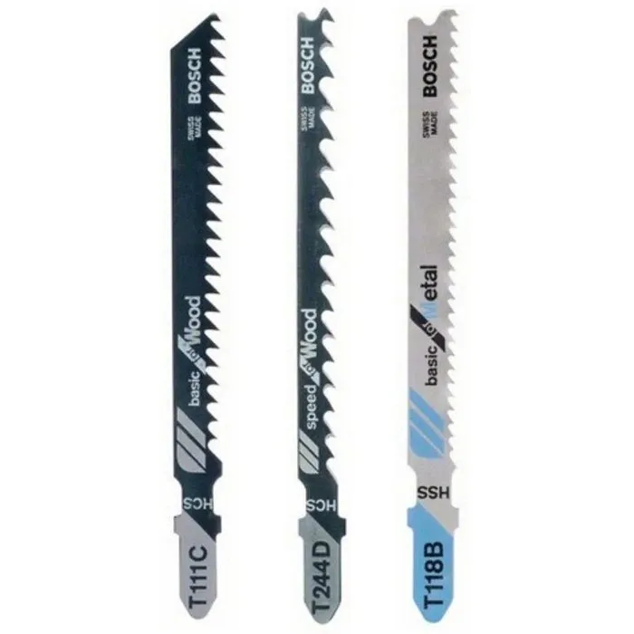 Panze fierastrau vertical, pentru plastic / lemn / metal, Bosch, set 3 bucati