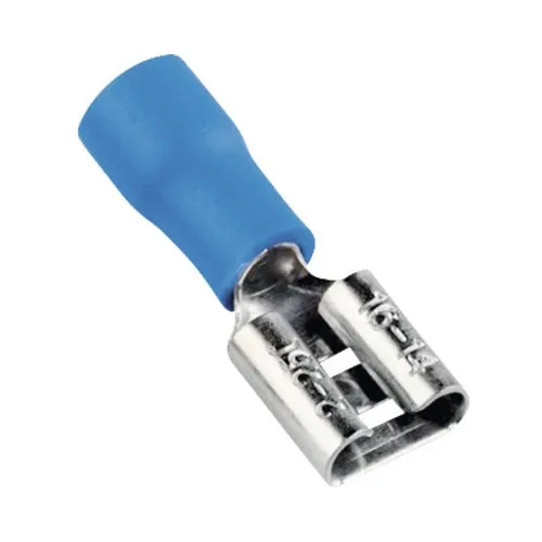 Papuci auto izolati mama Starke 1, 5-2, 5 mm² / 6, 35x0, 8 mm, 50 bucati, culoare albastra