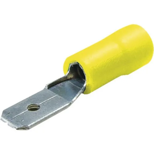Papuci auto izolati tata Starke 6, 0 mm² / 6, 35x0, 8 mm, 50 bucati, culoare galbena