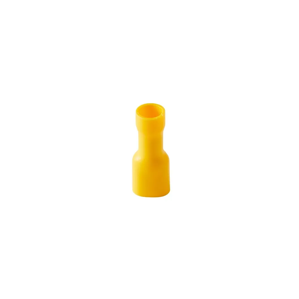 Papuci izolati, tip mama, 4 - 6 mm², galben (set 50 buc)