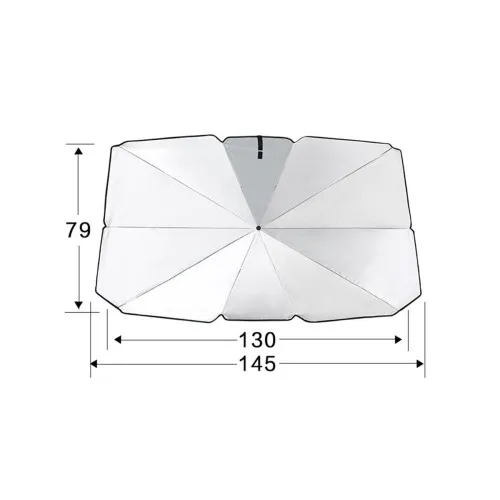 Parasolar auto tip umbrela 79cm — imaginea 4