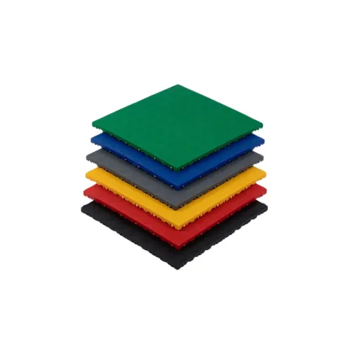 Pardoseala modulara plina PP 40x40x1.8cm garaj trafic intens Gri — imaginea 3