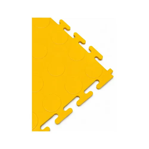 Pardoseala modulara PVC pentru garaj galben 500 x 500 x 6 mm — imaginea 2