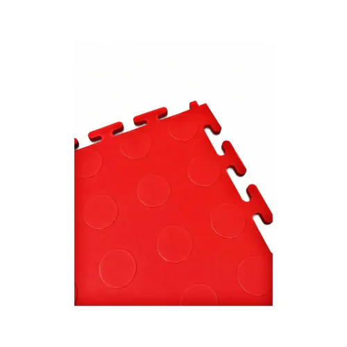 Pardoseala modulara PVC pentru garaj rosu 500 x 500 x 6 mm — imaginea 2