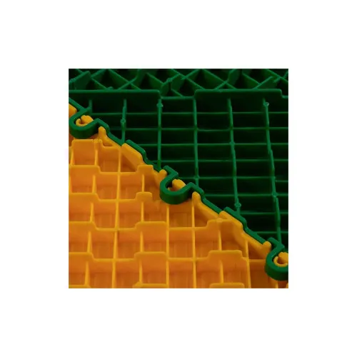 Pardoseala modulara ventilata PP 40x40x1.8cm garaj trafic intens Gri — imaginea 6