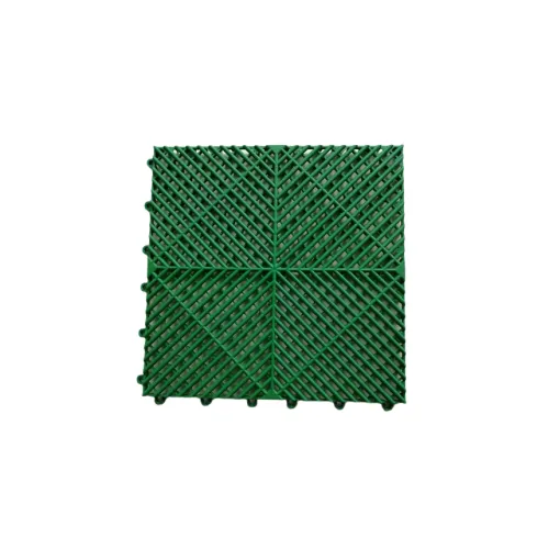 Pardoseala modulara ventilata PP 40x40x1.8cm garaj trafic intens Verde