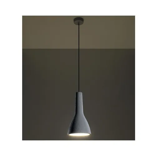 Pendul Empoli, E27, beton, gri, 1 sursa de iluminat, 1x60W, 170x1000mm