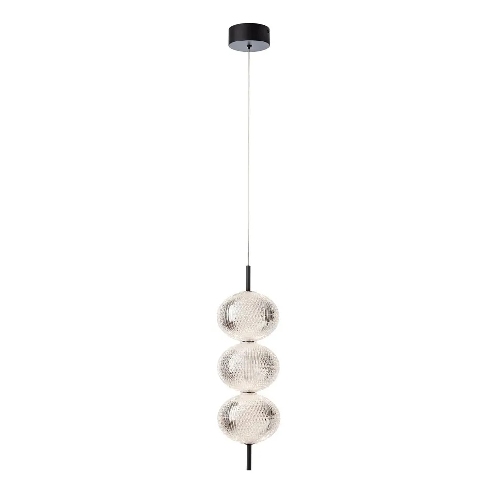Pendul LED Ventura 01-4025, negru mat, 20W, 1500x150mm