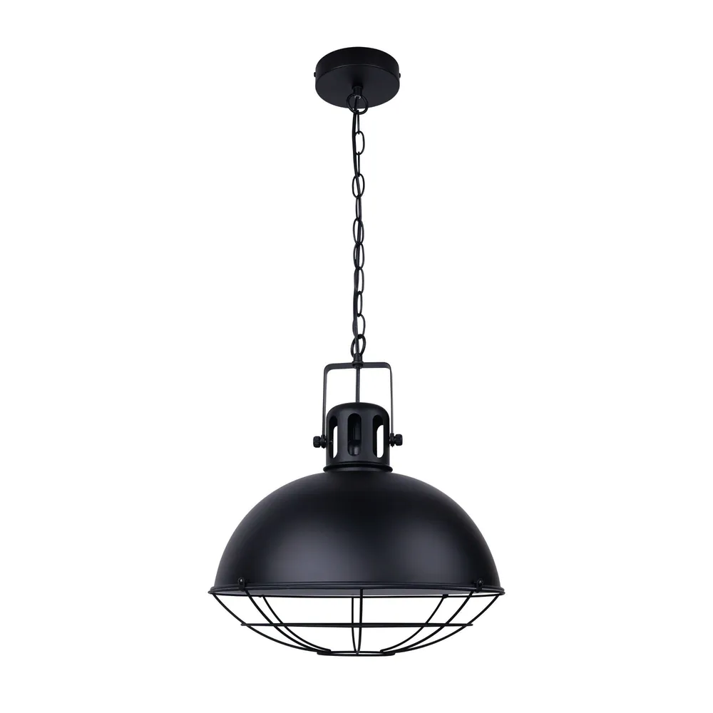 Pendul Powe, 1 x E27, D 38 cm, negru