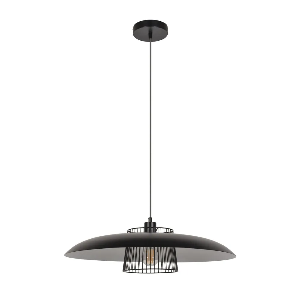 Pendul Sitio, 1 x E27, D 58 cm, negru