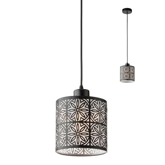 Pendul Vanilla, negru, 1 x E27, design modern