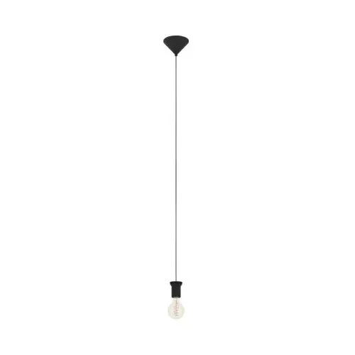 Pendul vintage Eglo Capoliveri-E, 1x40W, negru, 110cm x 12cm