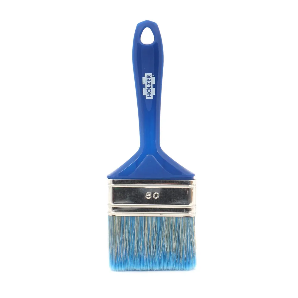 Pensula pentru vopsea pe baza de apa Holzer, maner PVC, latime 80 mm