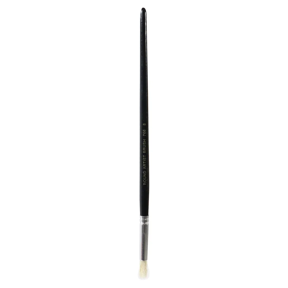 Pensula pentru vopsea pe baza de apa / ulei, rotunda, 766 - 8, 9 mm