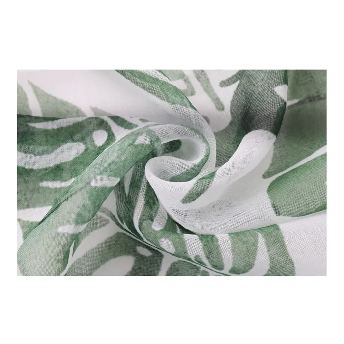 Perdea Caressa, TL062103, poliester, model vegetal, 140 x 240 cm