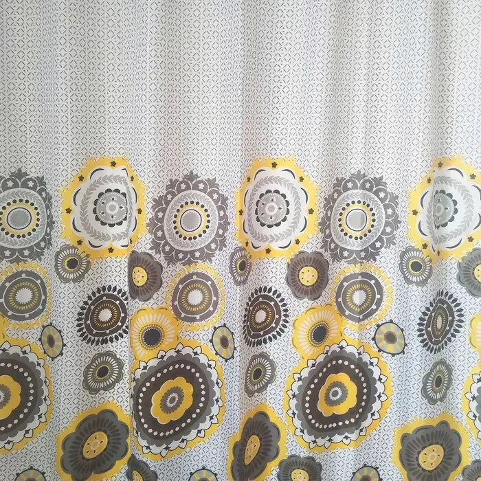 Perdea dus SWSC-970, model floral, 180 x 200 cm