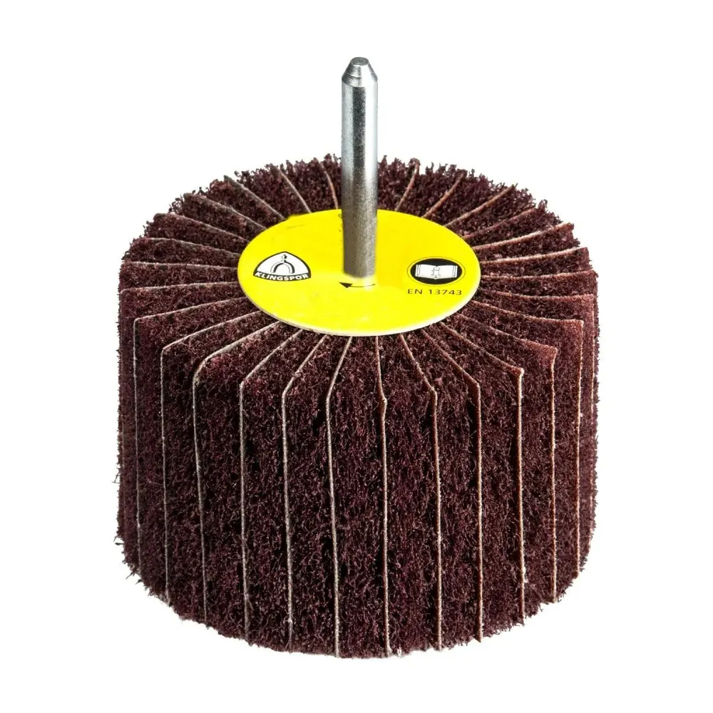 Perie abraziva, cu tija, Klingspor NCS 600 VFS, pentru inox / metale, granulatie 240