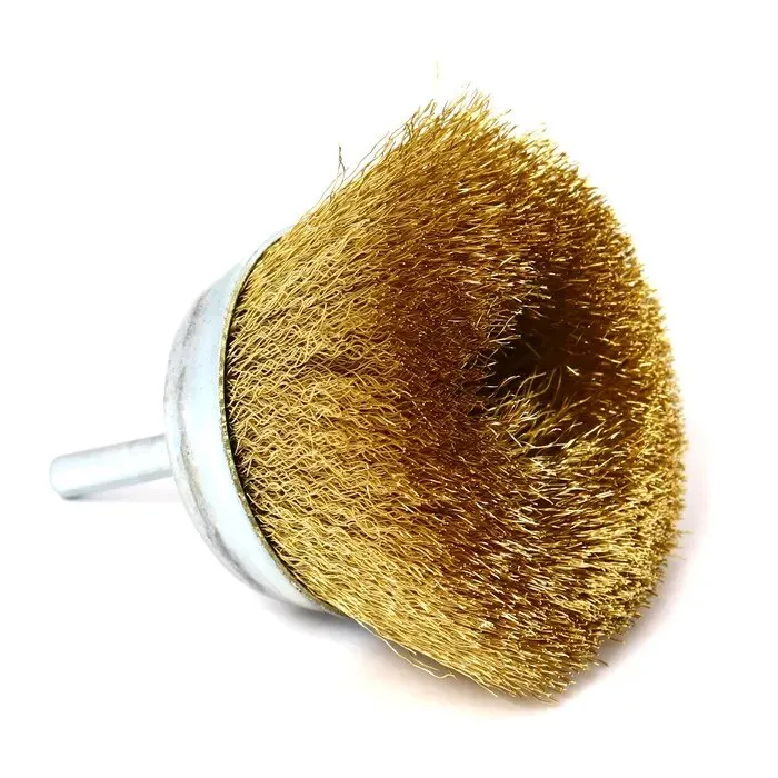 Perie cupa, 75 mm, fir alama, pentru metale moi