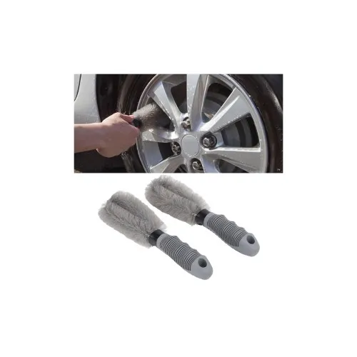 Perie curatat si spalat jante peri tari 25cm cap flexibil auto profesionala — imaginea 6