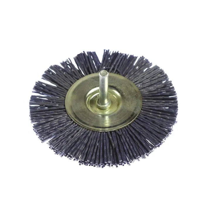 Perie polizor, Peromex, nylon abraziv, pentru metale, diametru 100mm
