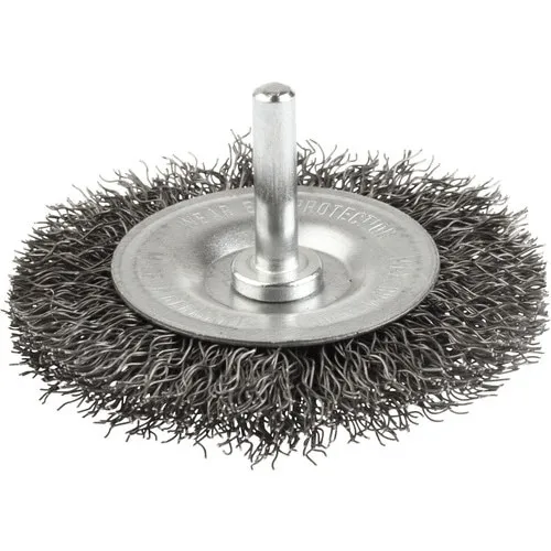Perie sarma rotunda Lessmann Ø100mm, sarma fina de otel