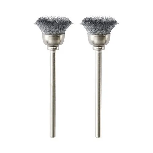 Perii tip pensula Proxxon Micromot Ø13mm din otel, pachet 2 bucati