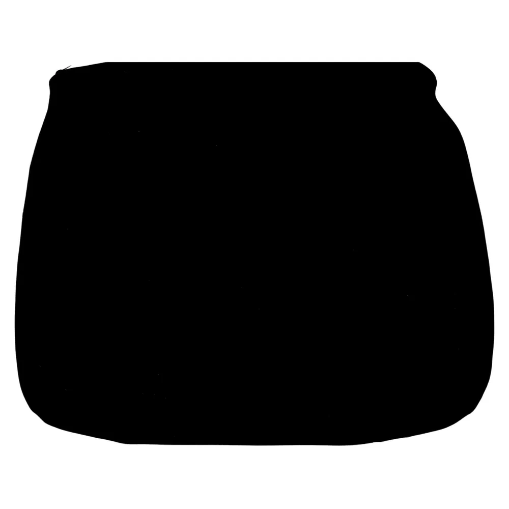 Perna anatomica pentru sezut, neagra, 38x30x3cm, poliester si fibre siliconice