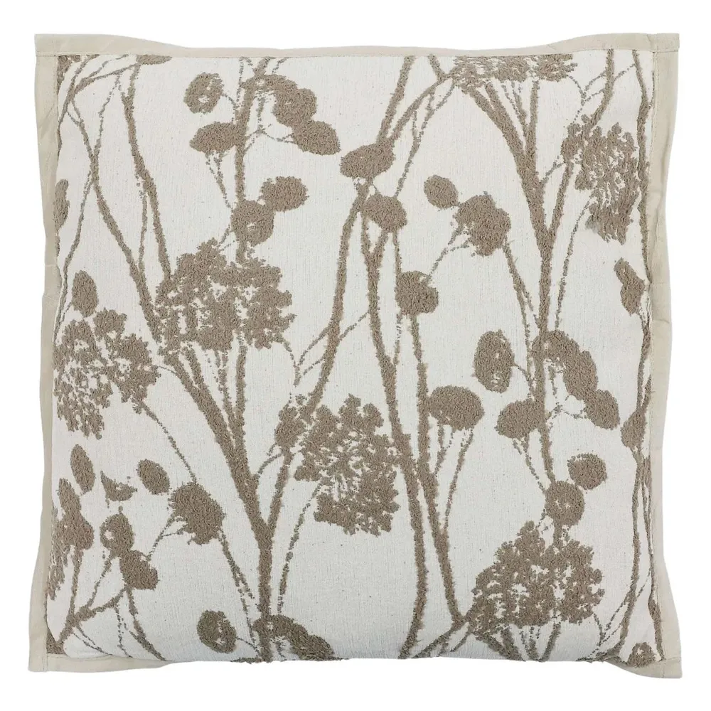 Perna decorativa, Caressa, TH25CSM60, poliester, bej, 45 x 45 cm