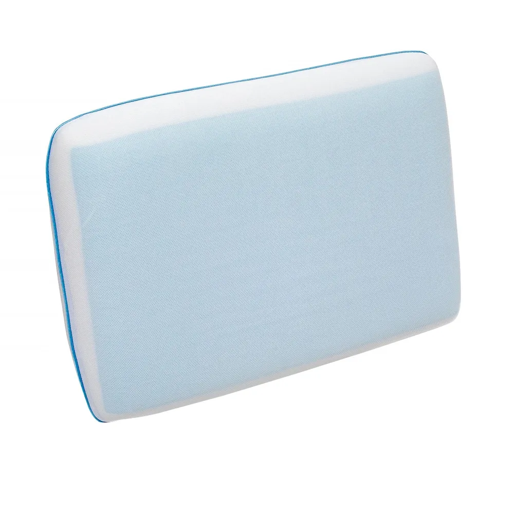 Perna pentru dormit Green Future Arctic gel, spuma memory + gel, alb, 40 x 60 cm