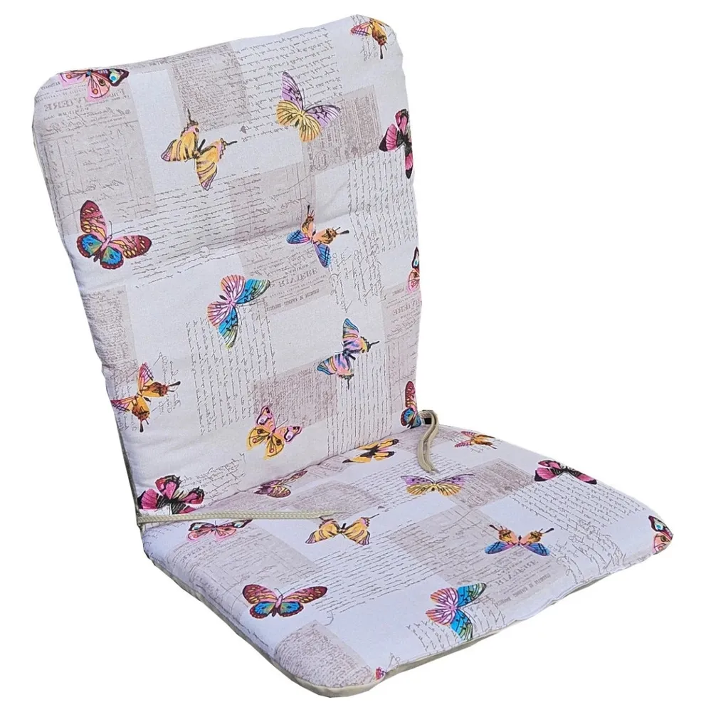 Perna pentru scaun, acril, multicolor, 90 x 44 x 3 cm