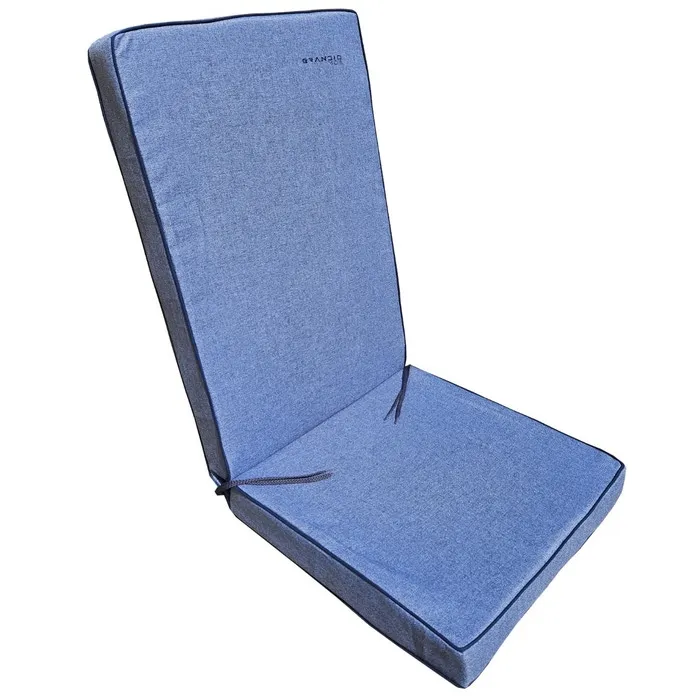 Perna scaun Grandio Mob, poliester, gri petrol, 120 x 48 cm
