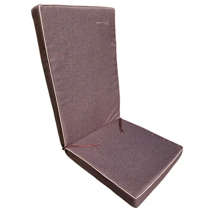 Perna scaun Grandio Mob, poliester, maro, 120 x 48 cm