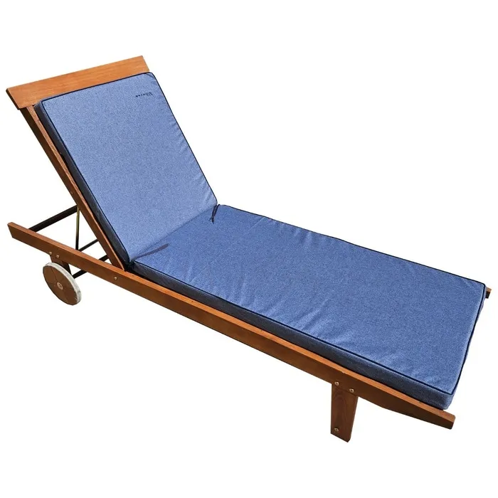 Perna sezlong Grandio Mob, gri petrol, 190 x 56 x 6 cm