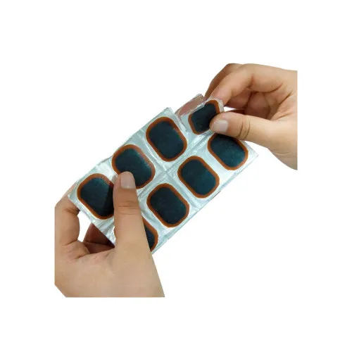 Petice reparatie camera anvelopa 30x20 mm 48 bucati cu adeziv — imaginea 2