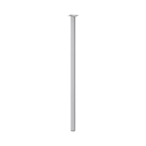 Picior masa patrat Tarrox 25x25x800 mm, argintiu