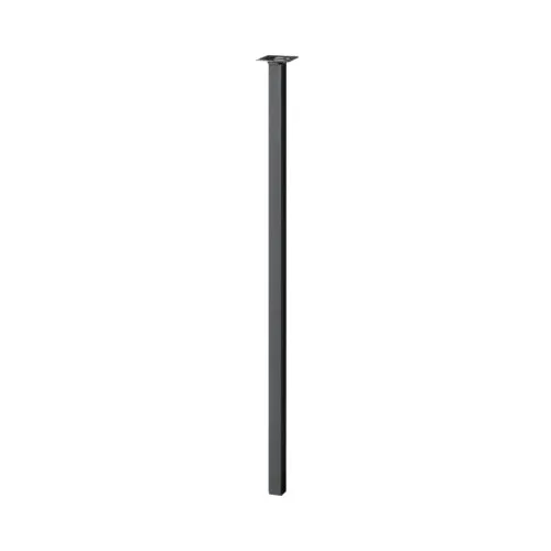 Picior masa patrat Tarrox 25x25x900 mm, negru