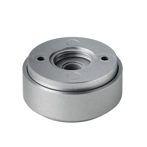 Picior mobil rotund Hettich, plastic argintiu, dimensiuni 55x18-24mm, inaltime reglabila, 1 bucata