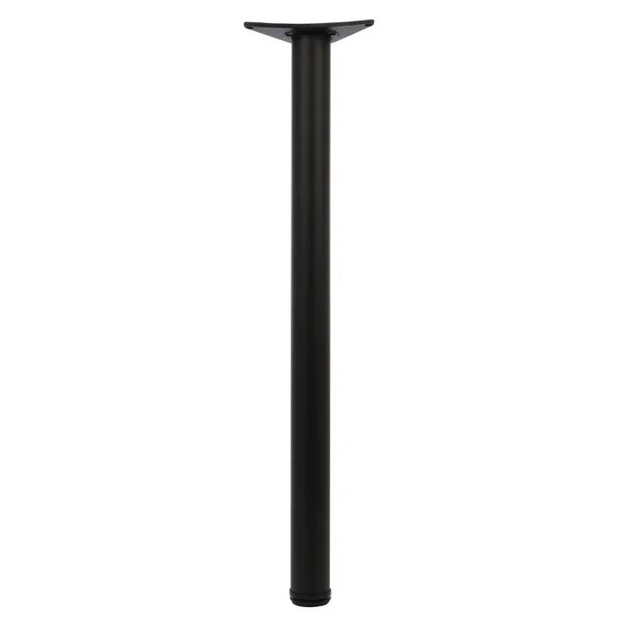 Picior mobila, pentru masa, reglabil, metalic, negru, rotund, Holzer M 1, 870 mm, set 4 bucati