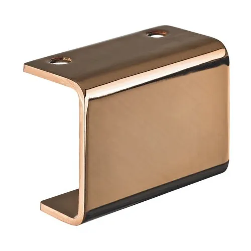Picior pentru mobilier, 90x43x70mm, otel cupru, rotund