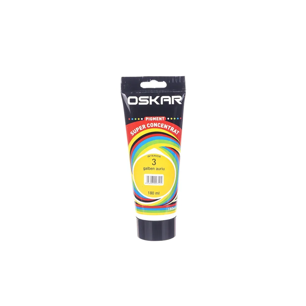 Pigment Oskar galben auriu, 180 ml, interior/exterior
