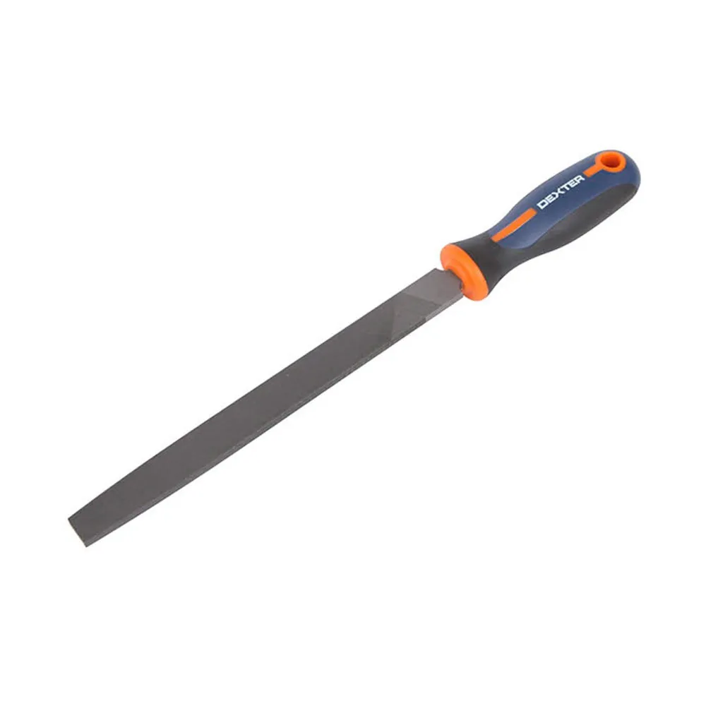Pila metal Dexter, plata, maner trimaterial, 200 mm
