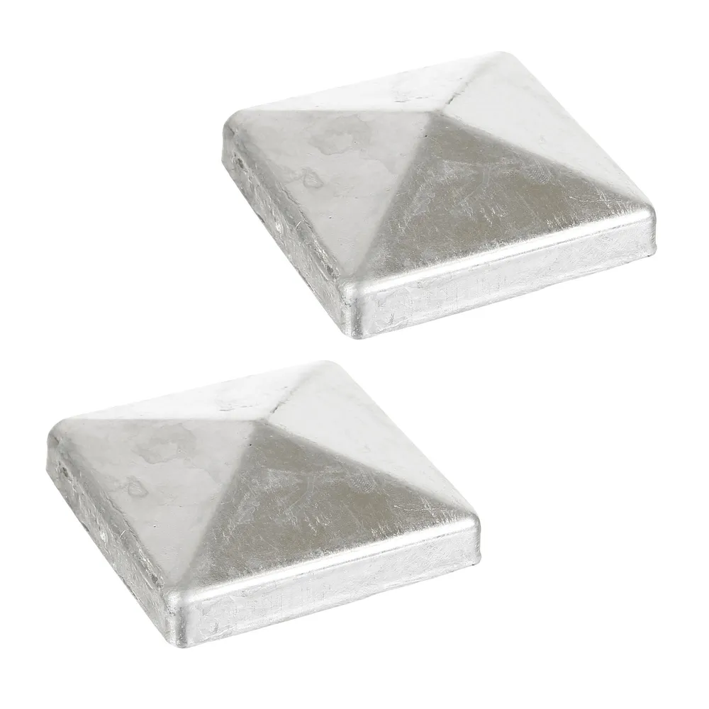 Piramide galvanizate, 70 x 70 mm, negre (set 2 buc)