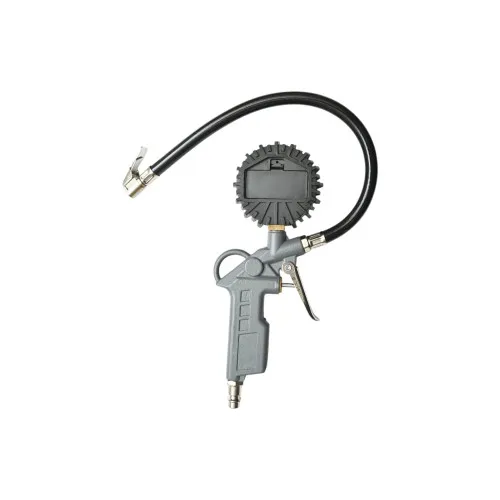 Pistol profesional umflat roti cu furtun si manometru digital 0-18 bar — imaginea 2