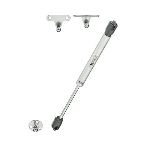 Piston amortizor/telescop cu gaz pentru usi de bar Häfele, standard 80N, metal gri