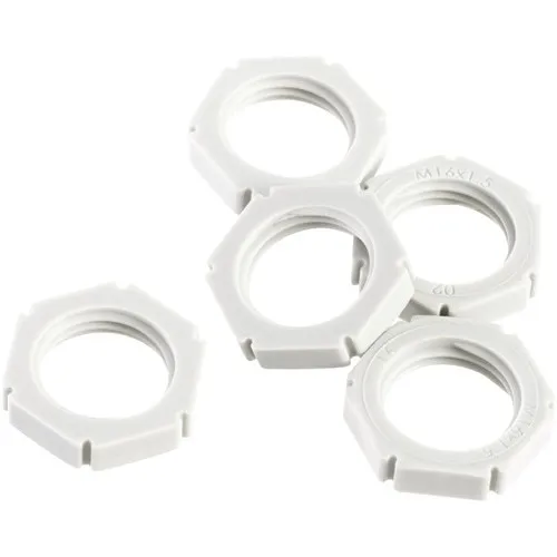 Piulite hexagonale plastic Wiska M16 pentru presetupe, pachet 5 bucati