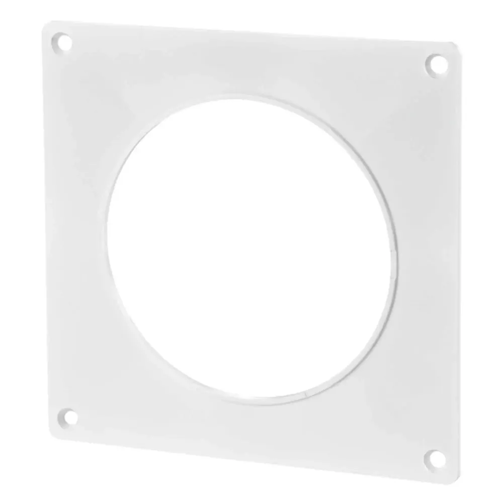 Placa fixare perete, pentru ventilatie, Vents, PVC, D 150 mm