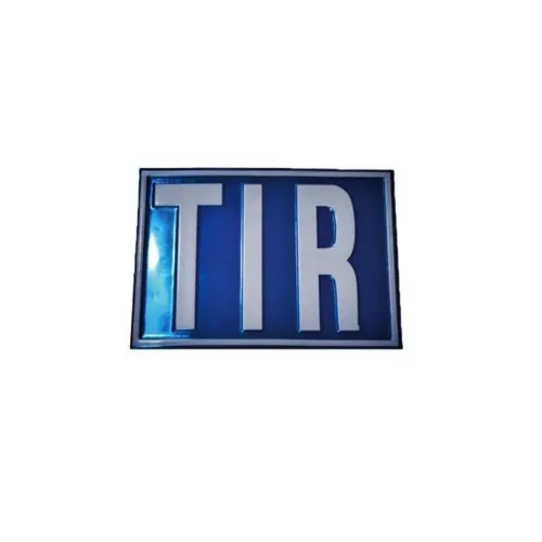 Placa metalica reliefata tir din otel