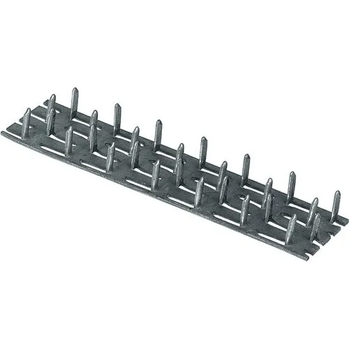 Placa perforata de imbinare lemn Alberts 102x25x1 mm, cu cuie, otel zincat Sendzimir
